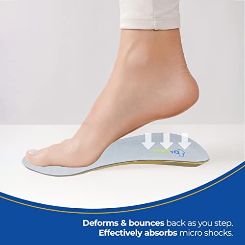 Dr.Foot Dr Foot Gel Insoles Pair | For Walking, Running, Sports, Formal and Safety Shoes | All Day Comfort Shoe Inserts | Dual Gel Technology | unisex (L)- 1 Pair (Large) - Image 5