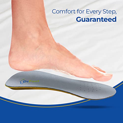 Dr.Foot Dr Foot Gel Insoles Pair | For Walking, Running, Sports, Formal and Safety Shoes | All Day Comfort Shoe Inserts | Dual Gel Technology | unisex (L)- 1 Pair (Large) - Image 2