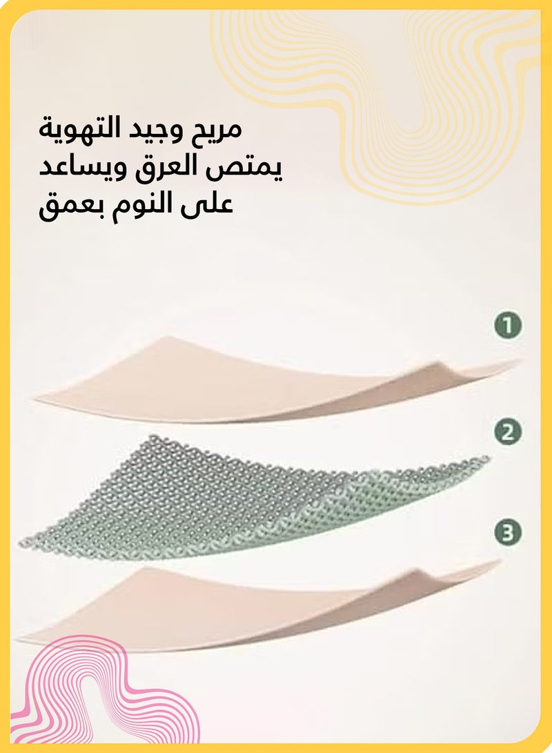 شي آند ليتل وسادة تشكيل رأس الطفل على شكل ديناصور للنوم، وسادة مضادة لتسطح الرأس مصنوعة من ألياف الحنطة السوداء والخيزران، وسادة نوم قابلة للتعديل وجيدة التهوية للأطفال من سن 0 إلى 3 سنوات (أخضر) - Image 5