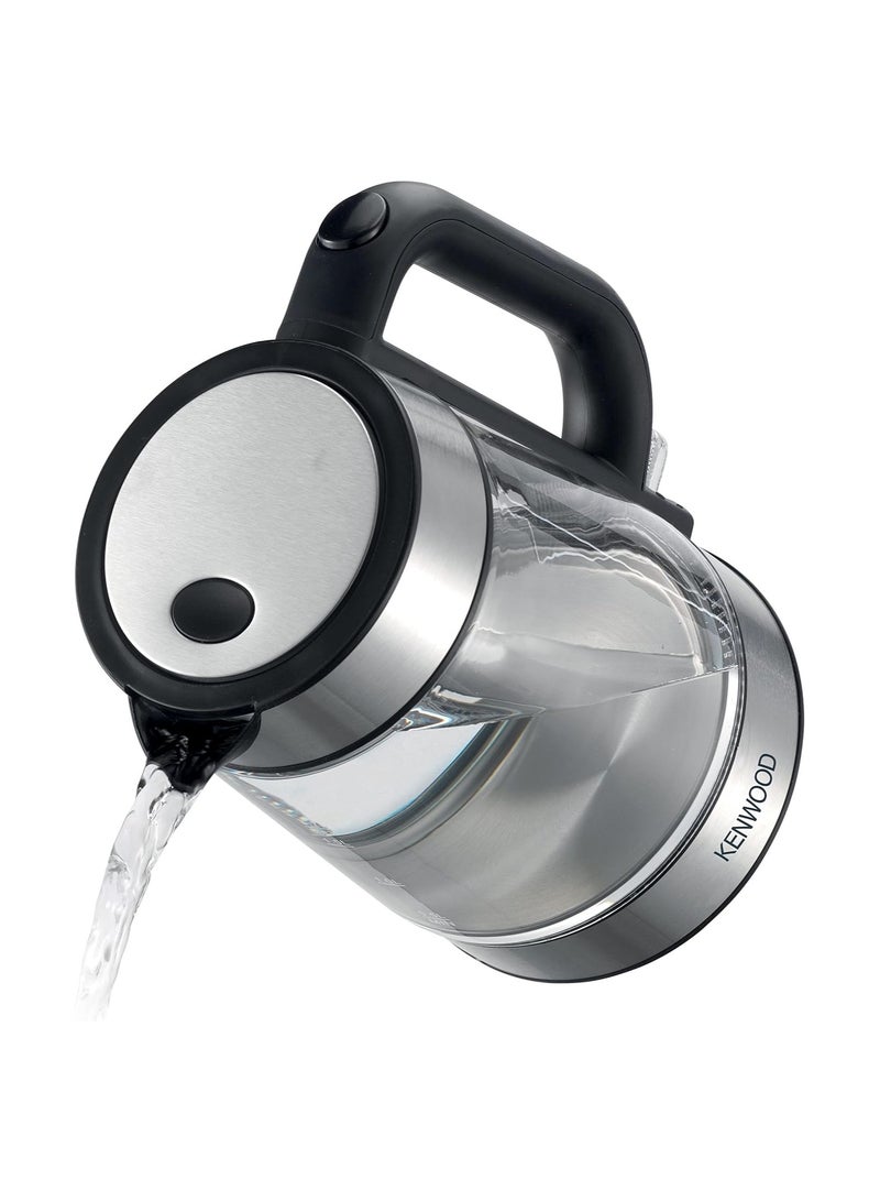 KENWOOD Cordless Glass Electric Kettle 1.7 L 2200 W ZJG08 Black - Image 3