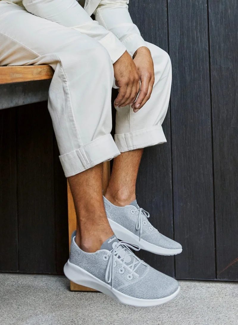 Allbirds حذاء رياضي رجالي خفيف للغاية للجري - رمادي فاتحرمادي متوسط نعل بلزارد