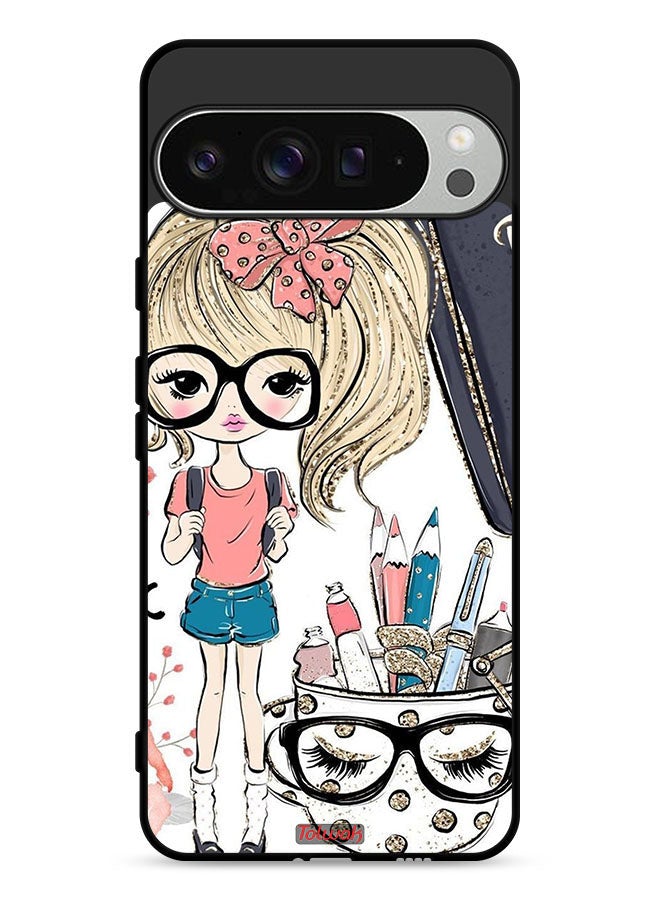 Tolwak Google Pixel 9 Pro XL Protective Case Cover Unicorn Girl Art - Image 1