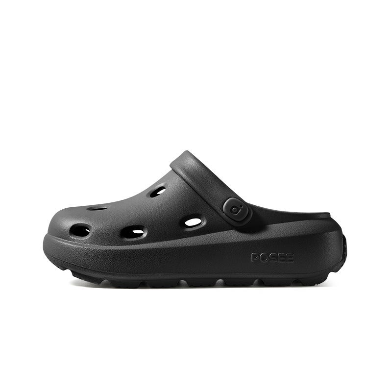 Puxi Couples' Slides Thick Sole EVA Beach Sandals 6cm Height Increase - Image 5