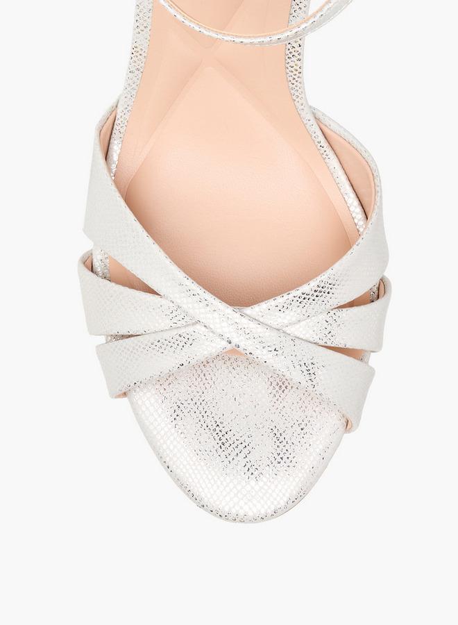 Celeste Women Block Heel Ankle Strap Sandals Ramadan Collections - Image 4