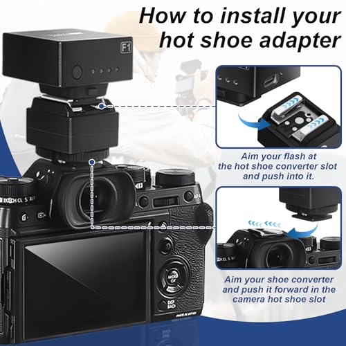 MEDALight Standard Hot Shoe Adapter with Extra Pc sync Connection Port for Camera Connecting to Off-Camera Flash,Studio Light etc,. - Image 2