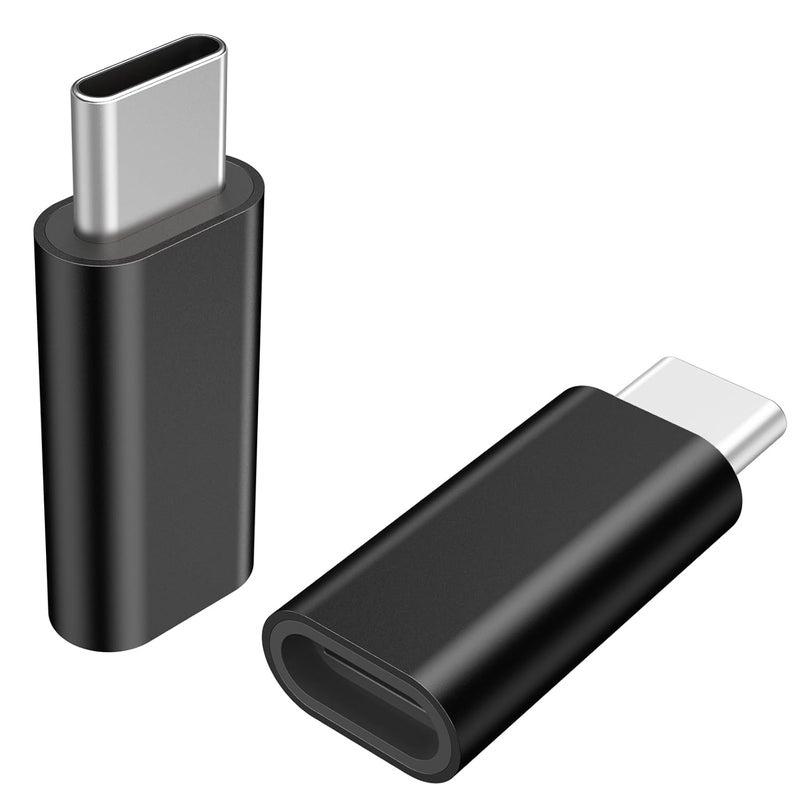 Tobfit Tobfit Lightning to USB C Adapter (2pack) - Lightning to USB C, Supports Fast Charging for iPhone 15 Pro Max, Pad, MacBook, Samsung Galaxy S24 S23 S22, Pixel - Image 1