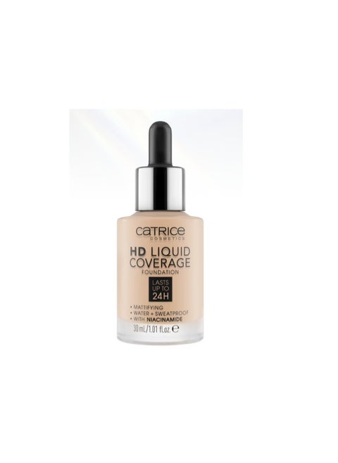 Hd Liquid Coverage 010 Foundation 30 ml 010 Light Beige