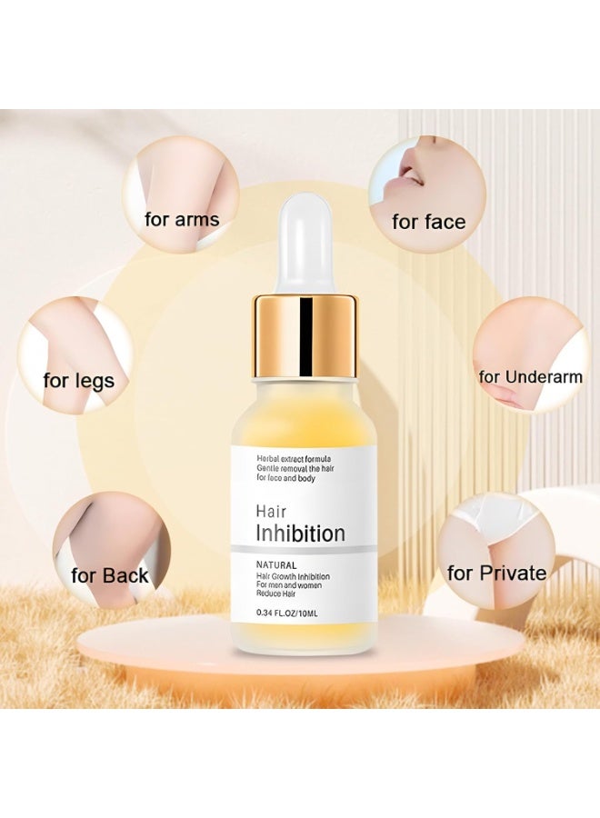 DayWins Hair Growth Inhibitor Serum, Natural Hair Remover, Hair Removal for Face, Armpits, Legs and Arms, for Long-Term Smooth Skin and Easy Hair Growth Management 10ml - Image 2