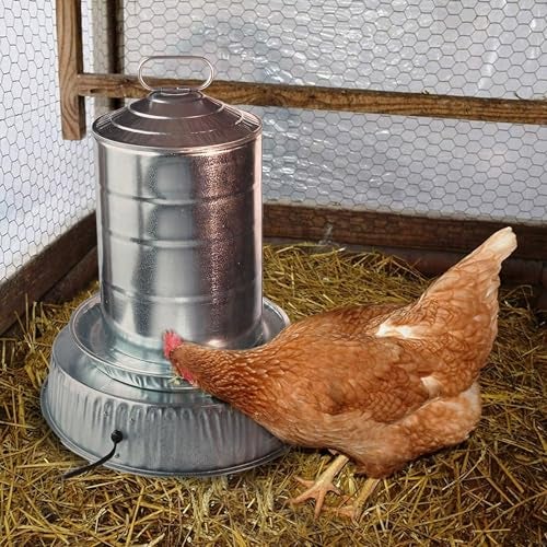 Farm Innovators Heated Base for Double Wall Metal Founts Poultry Waterer, 125W Outdoor Water Bowl Heater for Chickens, Turkeys, Ducks, and Geese - Image 4
