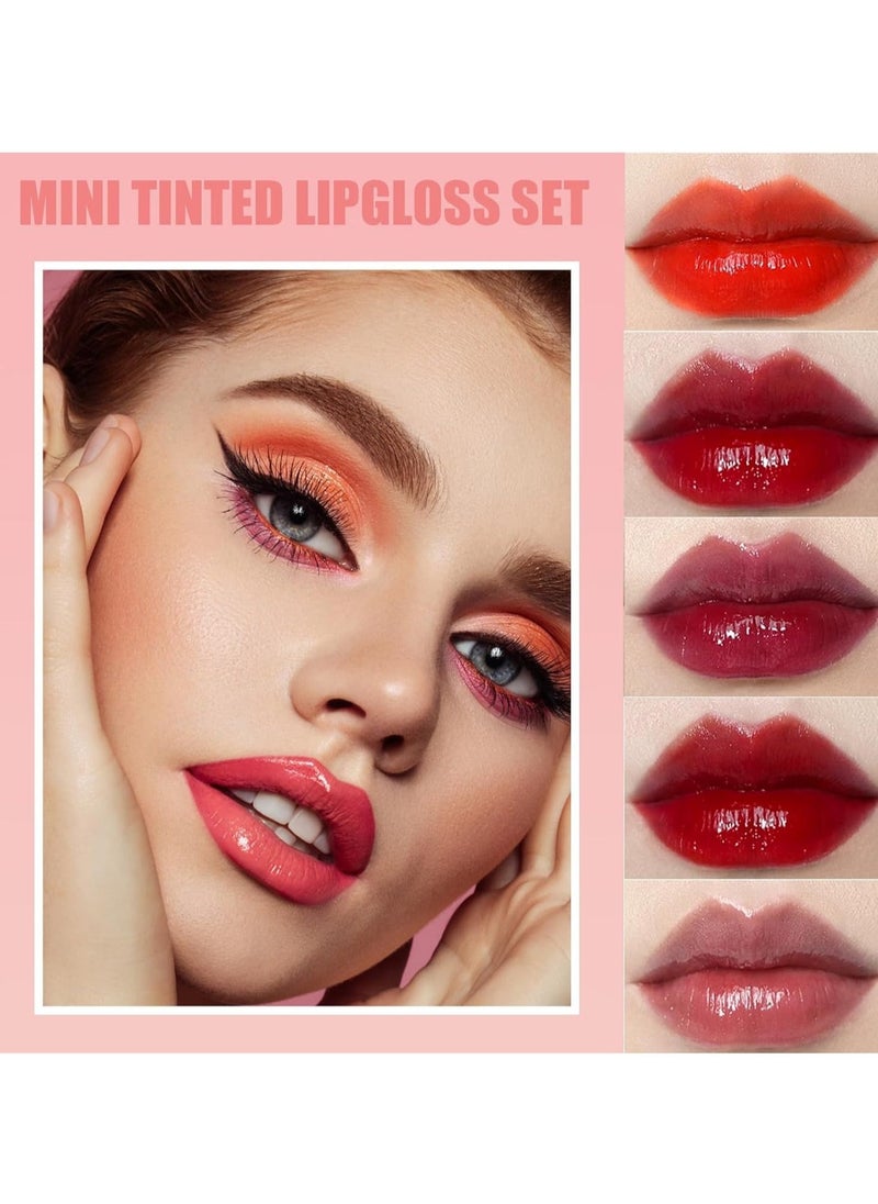 TEAYASON 10 Colors Lip Stain Long Lasting Waterproof, Tinted Cheek & Lip Stain, Korean Lip Tint, tinta para labios, Mini Liquid Lipstick Set  - Image 2