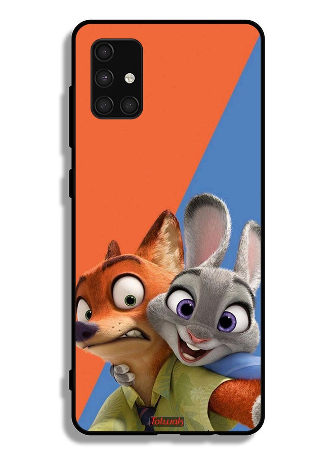 Tolwak Samsung Galaxy A71 4G Protective Case Cover Best Friends - Image 1