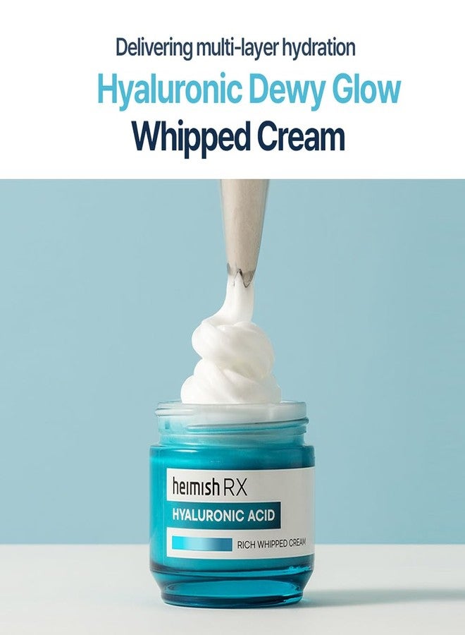 HEIMISH RX Hyaluronic Acid Rich Whipped Cream - Deep Moisturizer for Sensitive and Dry Skin, Daily Face Cream, Lightweight, with Hyaluronic Acid, Panthenol, Korean Skincare, 50ml (1.69 fl. oz) - Image 2