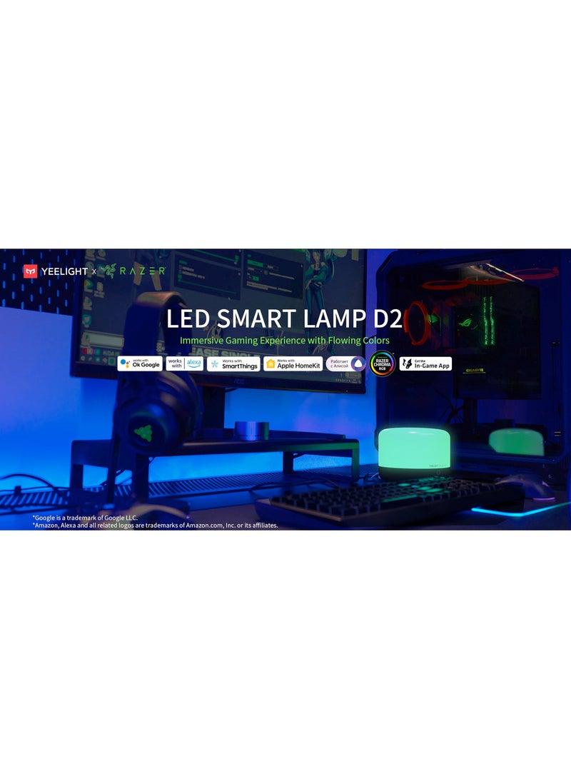 يلايت Yeelight Razer LED Smart Lamp D2 White -12355  - Image 2