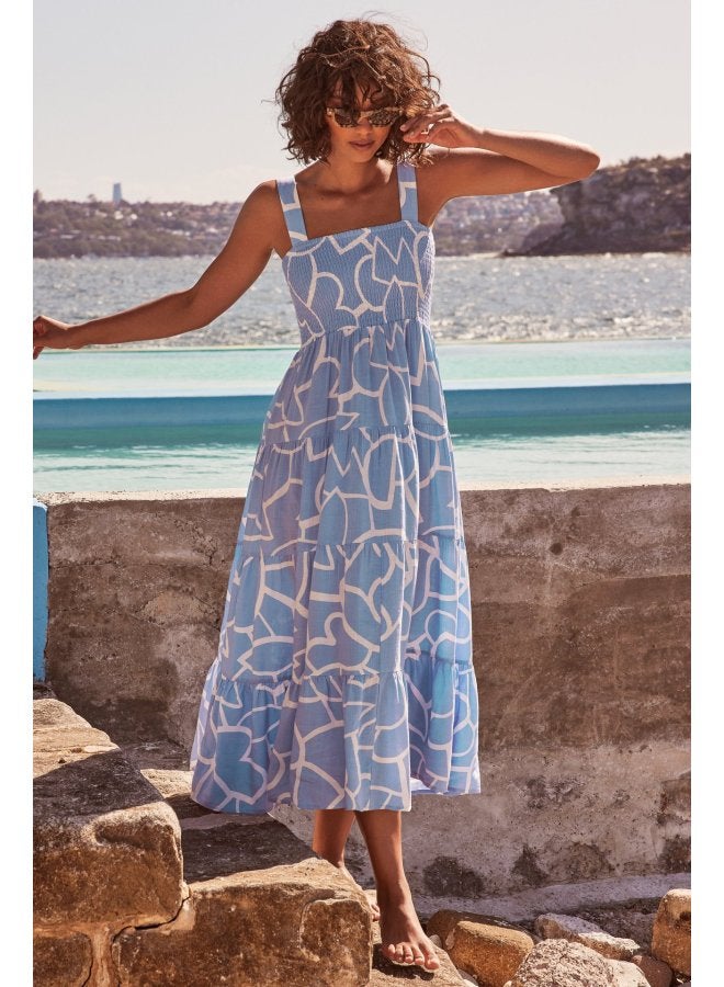 New Casual Dress Printed High-waist Skirt - Image 1