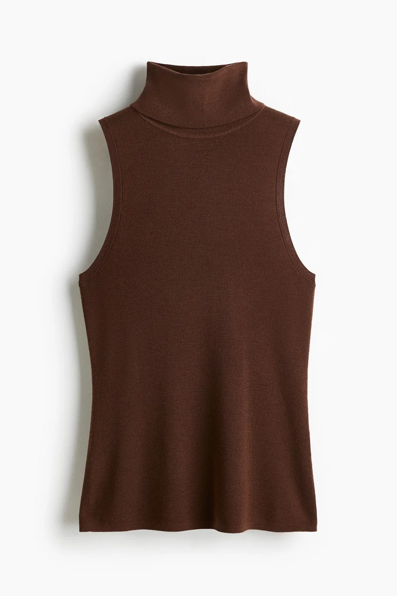 H&M Polo-neck wool top