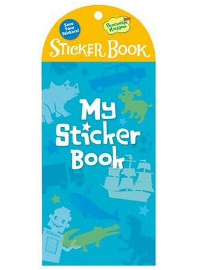 Peaceable Kingdom - My Sticker Book Blue Little Sticker Keeper - Image 1