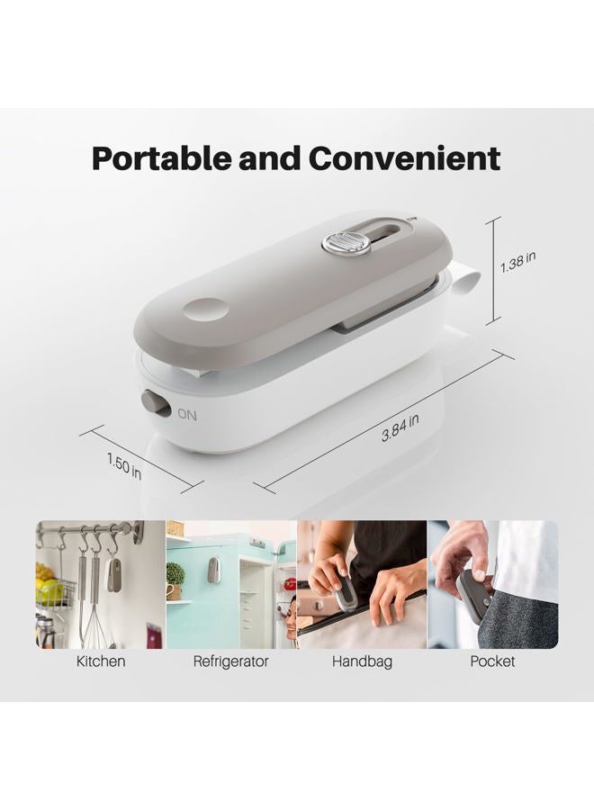 ODSD 2 in 1 Mini Bag Sealer Heat Seal and Cutter With Lanyard - Portable Handheld Chip Heat Sealer for Snacks, Candies, Plastic Food Storage (Batteries Included) - Image 5