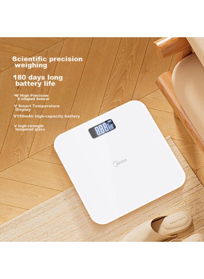 Midea Body Scale Home Health Scale Electronic Scale High Precision Weight Measurement Scale Human Body High Precision Smart Body Scale Fitness Weight Loss Exercise D3 - Image 1