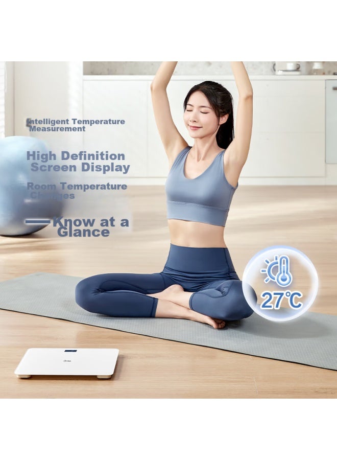 Midea Body Scale Home Health Scale Electronic Scale High Precision Weight Measurement Scale Human Body High Precision Smart Body Scale Fitness Weight Loss Exercise D3 - Image 3
