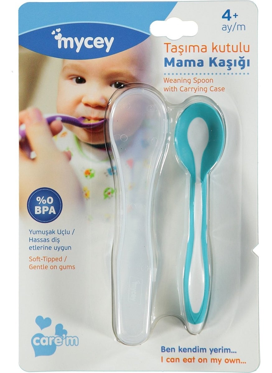 Mycey - Baby Food Spoon with Carrying Box - Image 1