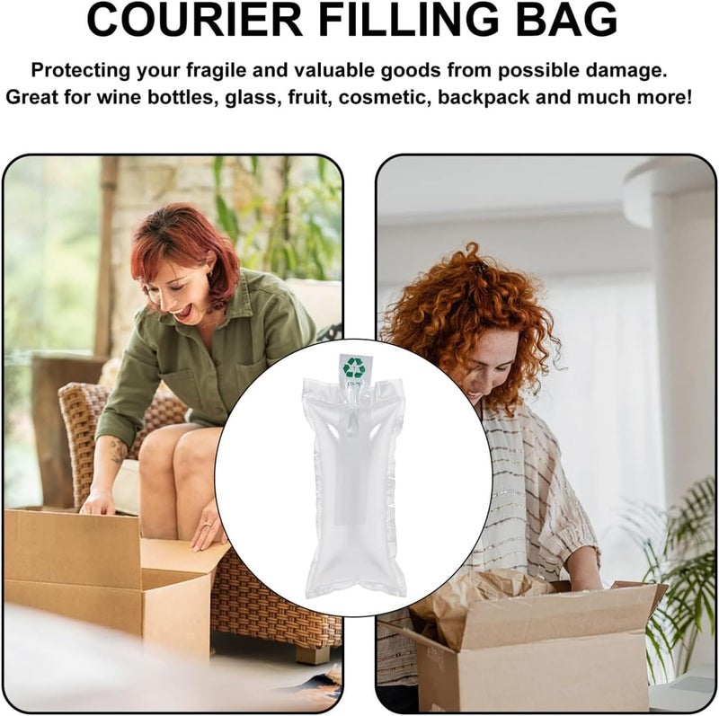 X spring Air Cushion Bags, 100Pcs Inflatable Air Pillows, 10X20 Cm Air Bubble Bags, Shockproof Air Cushion Film Blocking Wrap Bag For Mailing Shipping Packaging - Image 2