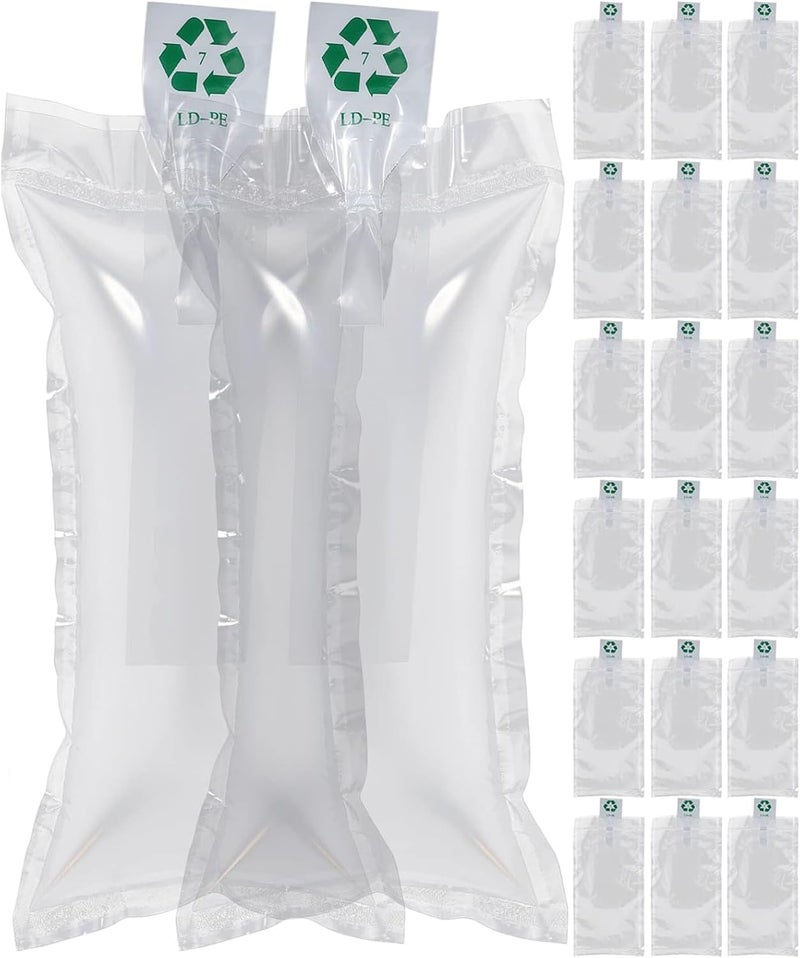 X spring Air Cushion Bags, 100Pcs Inflatable Air Pillows, 10X20 Cm Air Bubble Bags, Shockproof Air Cushion Film Blocking Wrap Bag For Mailing Shipping Packaging - Image 1
