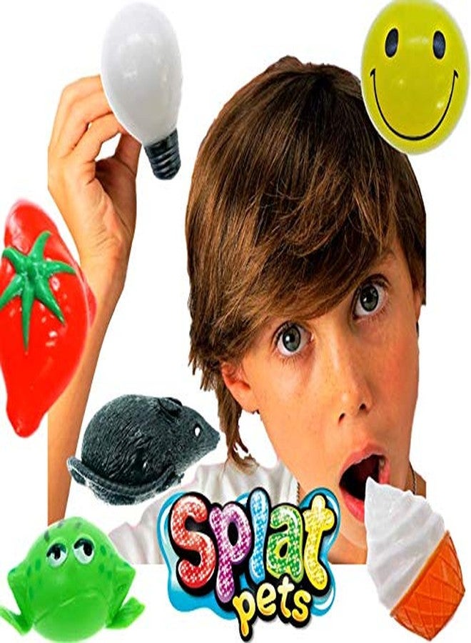 JA-RU Splat Ball Sticky Stress Ball (24 Units Assorted) Animal, Eggs, Squishy Pig Toys for Kids. Slow Rise Squishies. Novelty Toys & Amusements & Teacher Treasure Box Prizes. 5303-24p - Image 4