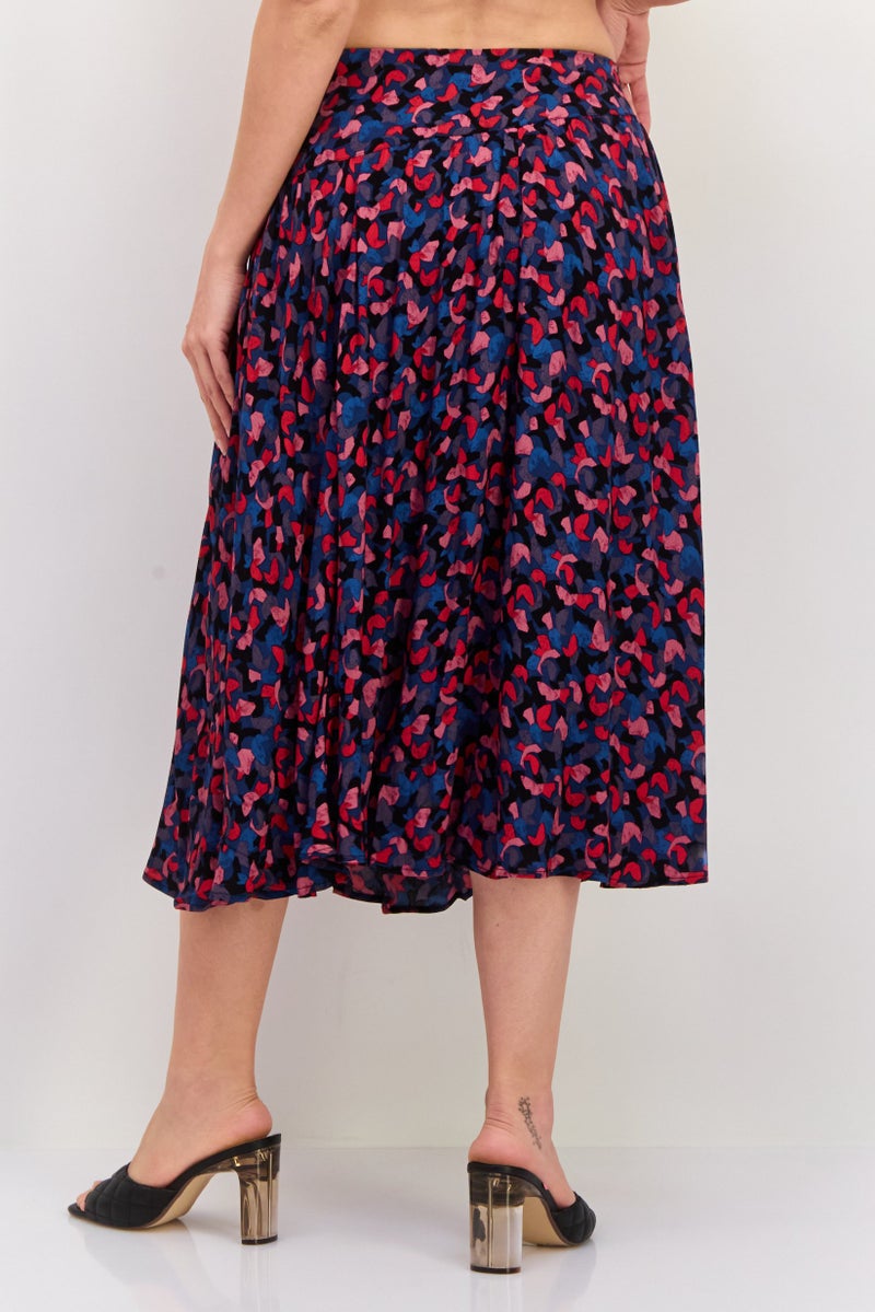 ESPRIT Women Allover Printed Midi Skirt, Multicolor - Image 2