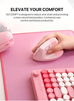 FANTECH Wireless Gaming Mouse  - Bluetooth 5.1 & 2.4G Dual Mode Long-Lasting, 500mAh Rechargeable, 57° Ergonomic Design, 1600 DPI, 7 Buttons for for Laptops Laptops Tablets Etc,  - Image 2