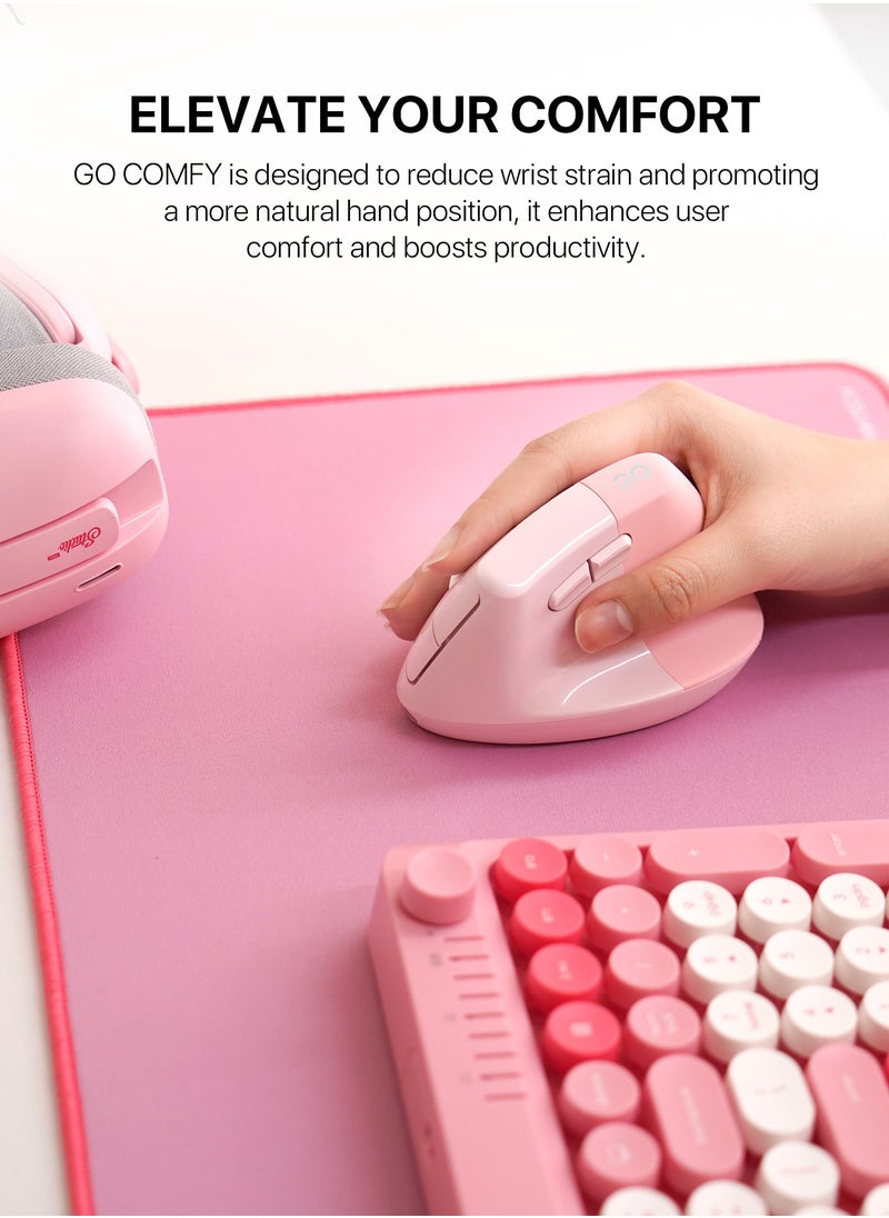 FANTECH - Wireless Gaming Mouse  - Bluetooth 5.1 & 2.4G Dual Mode Long-Lasting, 500mAh Rechargeable, 57° Ergonomic Design, 1600 DPI, 7 Buttons for for Laptops Laptops Tablets Etc, - Image 1