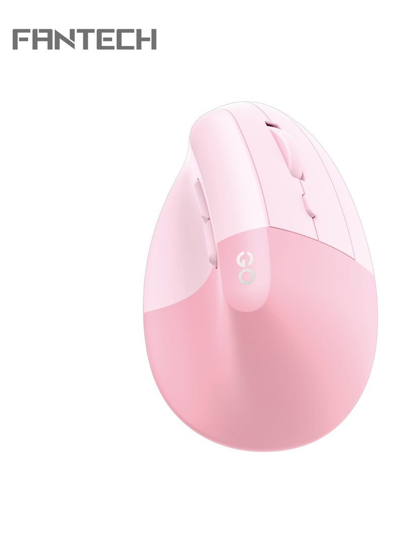 FANTECH - Wireless Gaming Mouse  - Bluetooth 5.1 & 2.4G Dual Mode Long-Lasting, 500mAh Rechargeable, 57° Ergonomic Design, 1600 DPI, 7 Buttons for for Laptops Laptops Tablets Etc, - Image 1