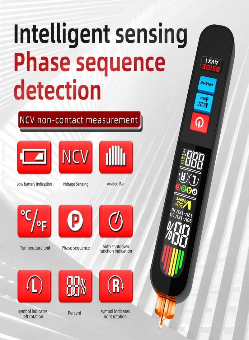 BSIDE AVX1 Non-contact Phase Sequencing Test for Three-Phase Circuit
Intelligent Alert
Distribution Box & Motor Debugging: Safe and Efficient - Image 3