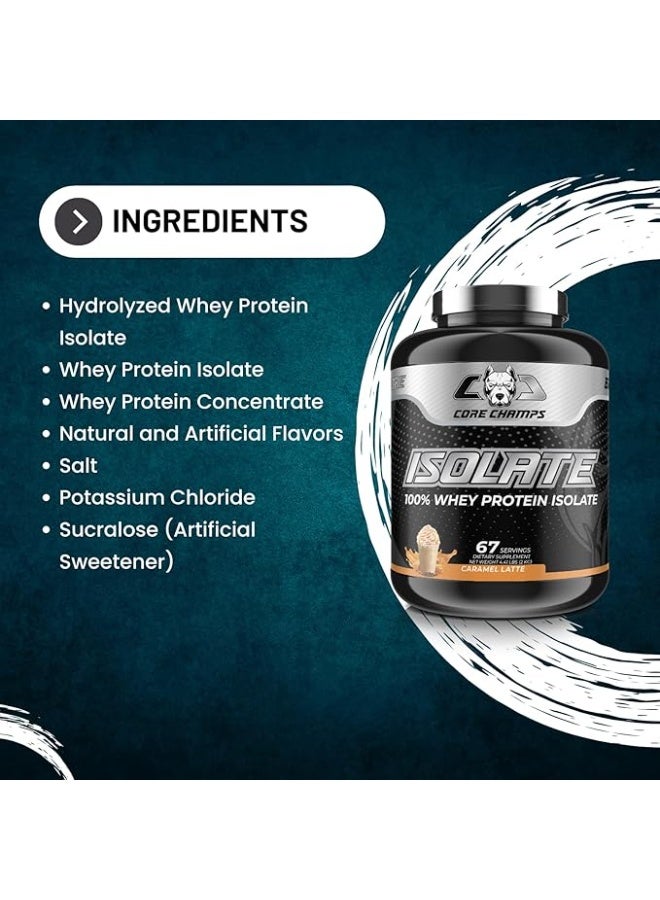 Core Champs Isolate 4.4Lbs/2Kg Caramel Latte