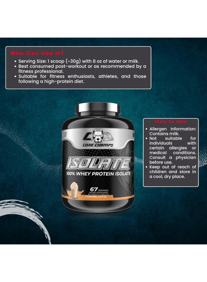 Core Champs Isolate 4.4Lbs/2Kg Caramel Latte