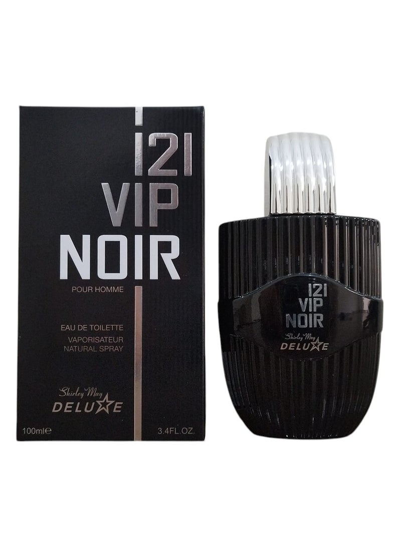 Shirley May 121 Vip Noir Eau De Toilette For Men - 100 ML 