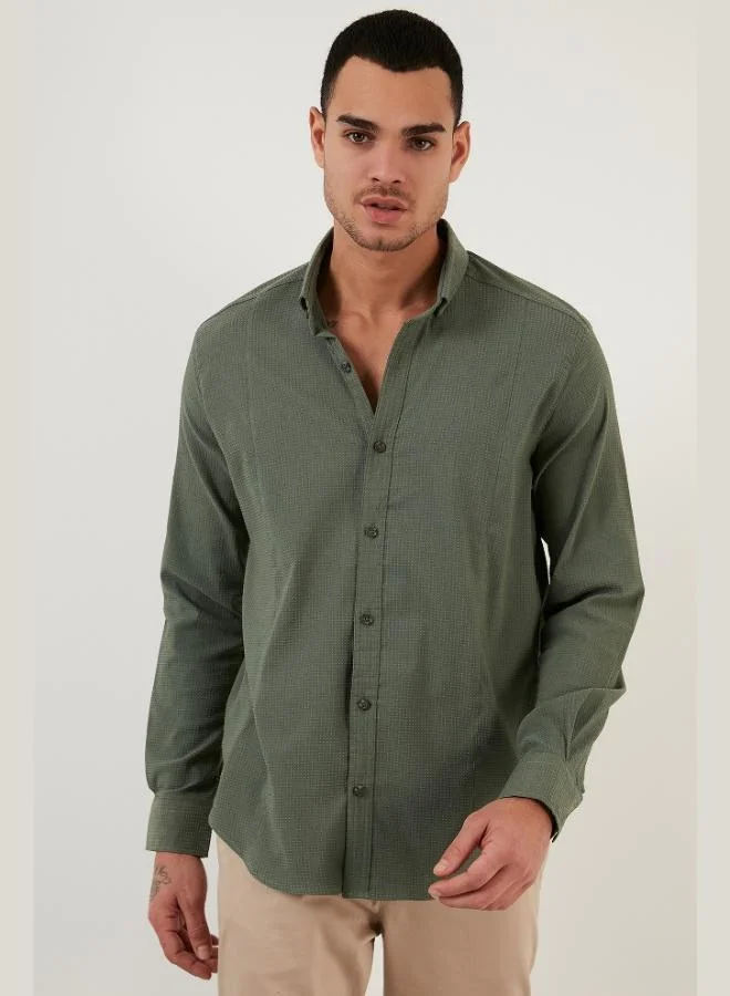 Buratti Buratti Button-down Collar Cotton Shirt Men's SHIRT CF21S113008