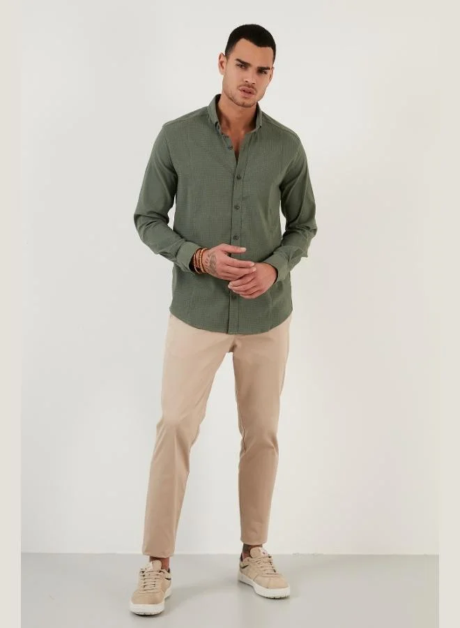 Buratti Buratti Button-down Collar Cotton Shirt Men's SHIRT CF21S113008