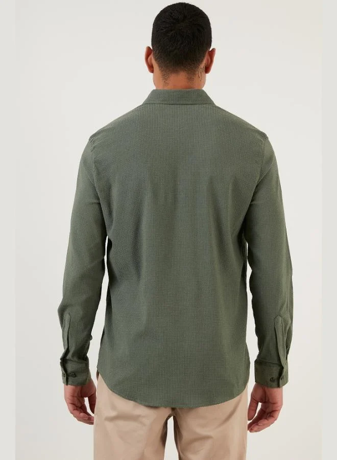 Buratti Buratti Button-down Collar Cotton Shirt Men's SHIRT CF21S113008