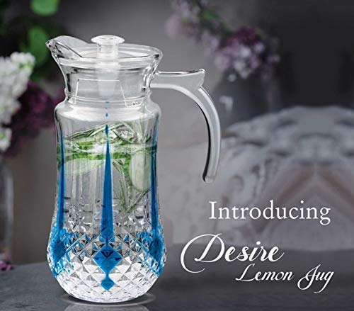 Home-Cart Home-Cart Crystal Desire Lemon Jug 1 Piece, 1470 ml  - Image 2
