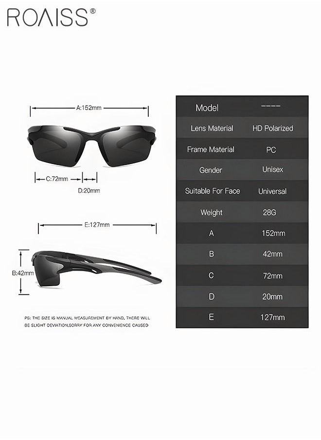 Sports Sunglasses for Men Women UV400 Protection Cycling Glasses with TR90 Frame Sports Goggles for Baseball Running Fishing Golf Black - pzsku/ZF01B9BE39ECF0738C0F0Z/45/_/1684751527/1125d172-7f8c-4362-b7c8-eb7ae31fd7ef