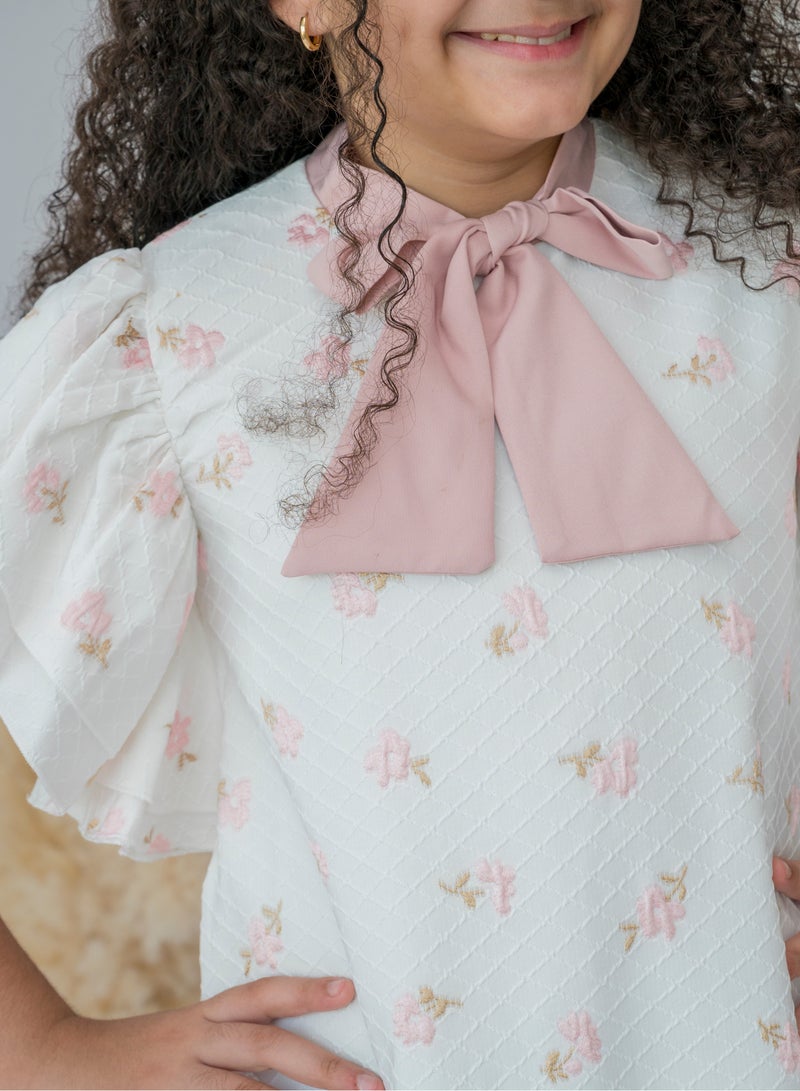 LALEENA Soft Whisper Floral Dress - Image 3