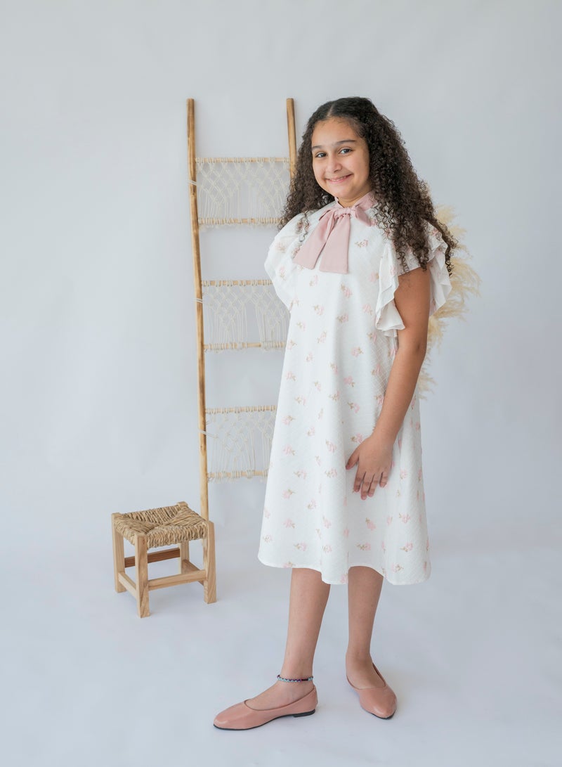 LALEENA Soft Whisper Floral Dress - Image 1