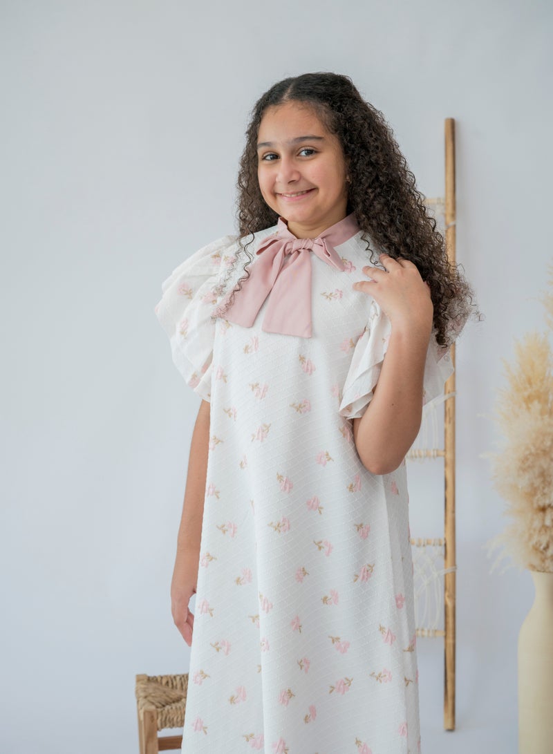 LALEENA Soft Whisper Floral Dress - Image 4
