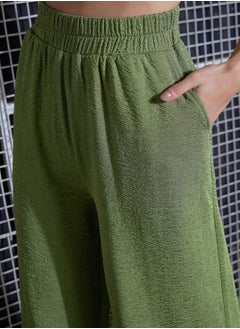 SASSAFRAS Textured Knit Notch Collar Shirt & Darted Pants Co-Ords  - Image 5