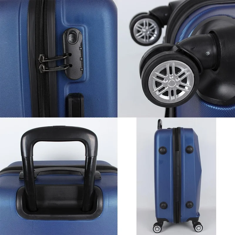 Esbuik New Season 3-Piece Suitcase & Suitcase Set (Cabin+Medium+Large Size)