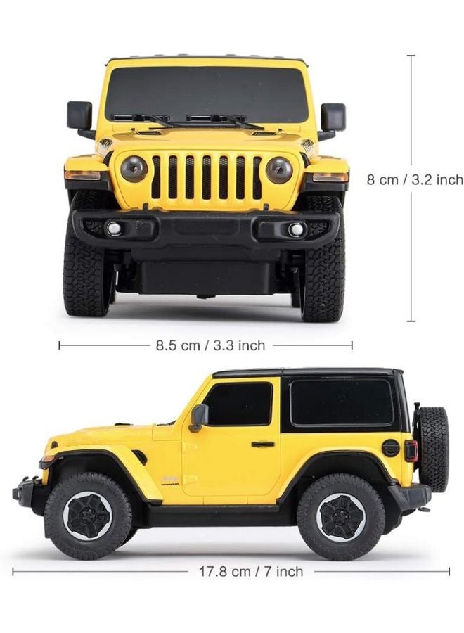 1:24 Scale Remote Control Jeep Off-Road Vehicle, Durable RC Car Toy For Boys, Model Car, Collector's Display Gift - Image 3