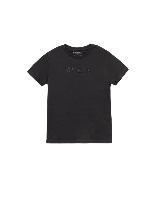 GUESS Kids Logo Crew Neck T-Shirt