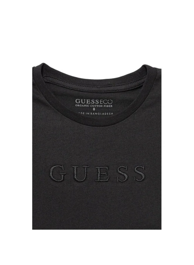 GUESS Kids Logo Crew Neck T-Shirt