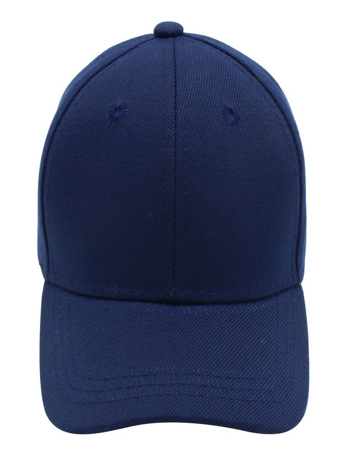 Top Level Baby Infant Baseball Cap Hat-100% Durable Sturdy Polyester Hat, NAV Navy - Image 3