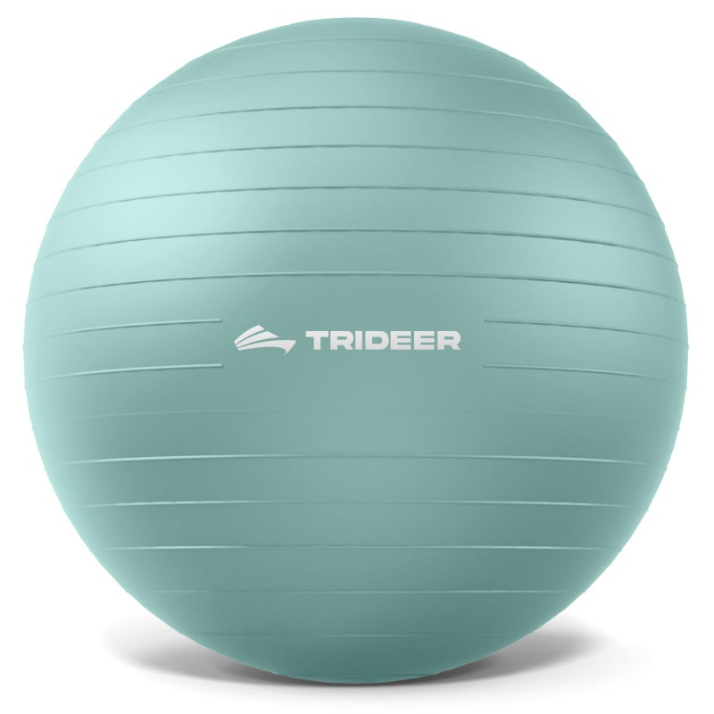 Trideer Exercise Ball Yoga Ball â€“ Office Seating & Balance Ball Chair, Stability Ball for Pilates, Physical Therapy,Core Training & Balance Improvement & Stretching - Image 1